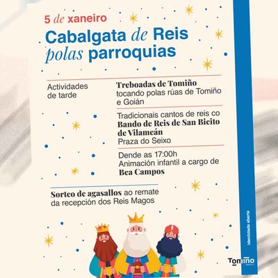 Tomio se prepara para la llegada de los Reyes Magos con un recorrido inolvidable