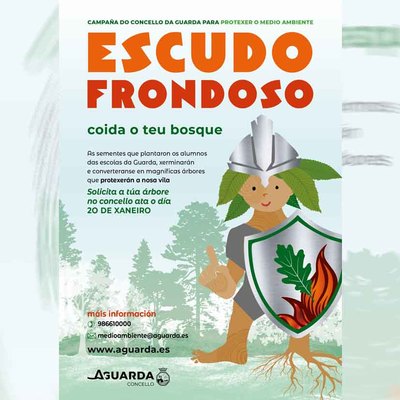 Escudo Frondoso: la nueva iniciativa de A Guarda para prevenir incendios con 800 rboles
