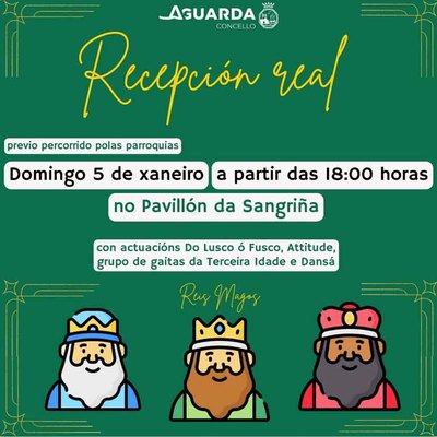 Los Reyes Magos llegan este domingo al pabelln de A Sangria en A Guarda