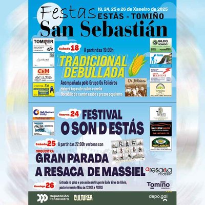 Vuelve la tradicin: Festas de San Sebastin en Tomio con actividades para todos los gustos