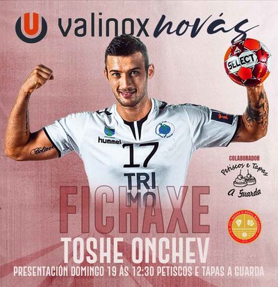 El Valinox Novs ficha al internacional macedonio Toshe Onchev