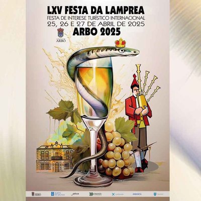 Arbo presenta el cartel de la LXV Fiesta de la Lamprea, su celebracin ms internacional