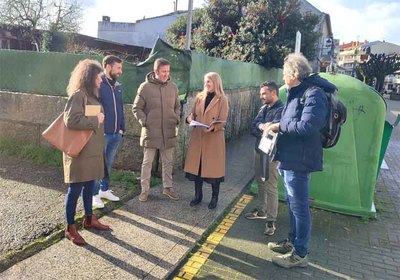 Salceda comienza los trabajos para una nueva calle peatonal con zonas verdes