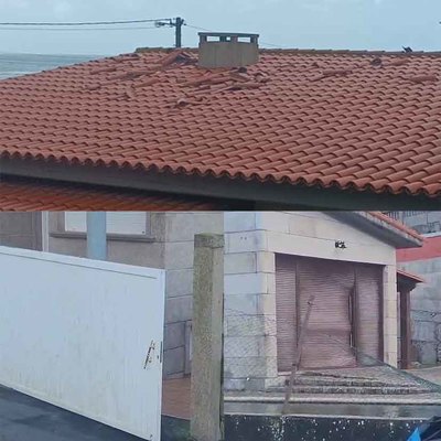 Tornado nocturno en Viladesuso causa importantes daos materiales