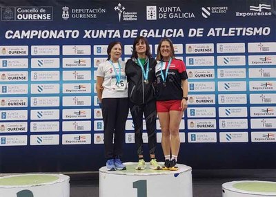 Loli Martnez Vicente gana bronce en el Campeonato Gallego Mster de pista corta