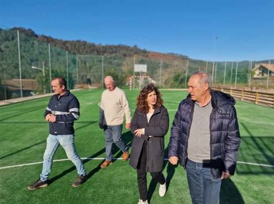 La Xunta financia la modernizacin de la pista multideporte de Lourenza en Oia