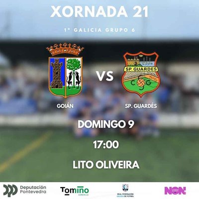 Goin CF y Sporting Guards se enfrentan en un apasionante derbi este domingo
