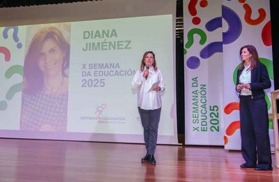 Diana Jimnez cierra con xito la Semana de la Educacin de Tomio