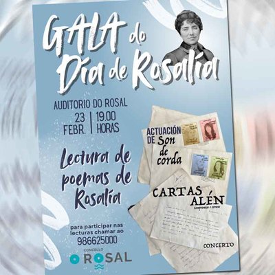 O Rosal rinde homenaje a Rosala de Castro con una gala especial este domingo