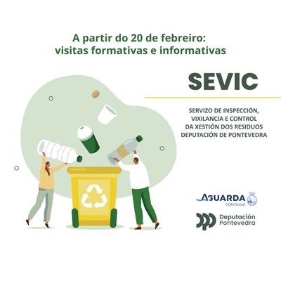 El SEVIC inicia visitas informativas a los comercios de A Guarda sobre gestin de residuos