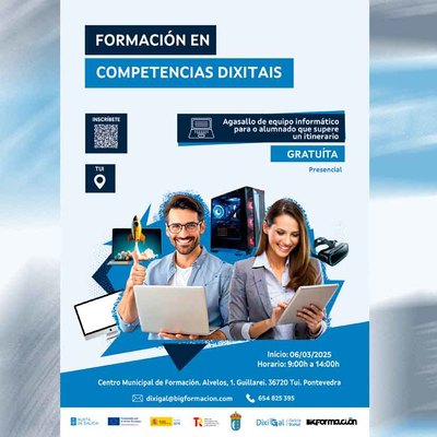 Nueva formacin en Competencias Digitales para personas desempleadas en Tui