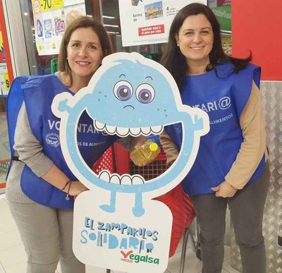 El Zampakilos Solidario moviliza 25 voluntarios en A Guarda para la primera operacin kilo del ao