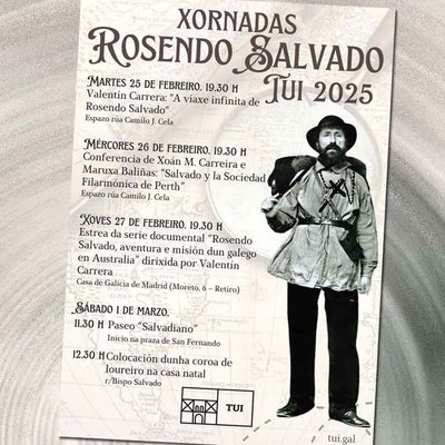 Tui inaugura las IV Xornadas Rosendo Salvado con una conferencia de Valentn Carrera