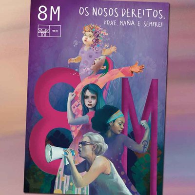 El 8M en Tui: una celebracin del feminismo y la igualdad con actos culturales, msica y reivindicacin
