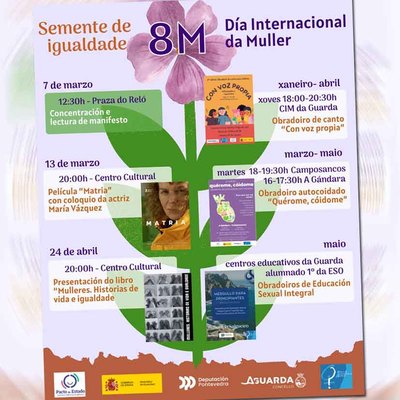 A Guarda ampla la celebracin del 8M con eventos para todos los pblicos durante marzo y abril
