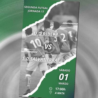 Duelo clave en A Mata: U.D Ribera vs. S.D Salvatierra este sbado a las 17:00h