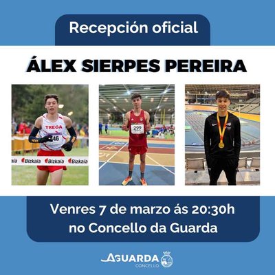 El Concello de A Guarda rinde tributo este viernes a lex Sierpes por sus xitos en atletismo