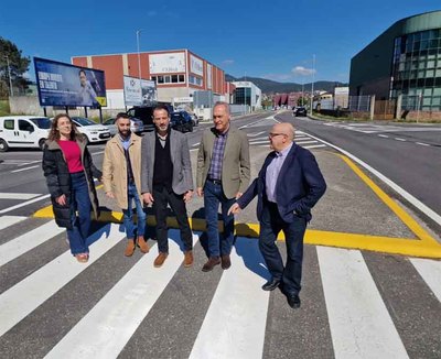 La Xunta concluye las obras de acondicionamiento en el Polgono de Areas, Tui