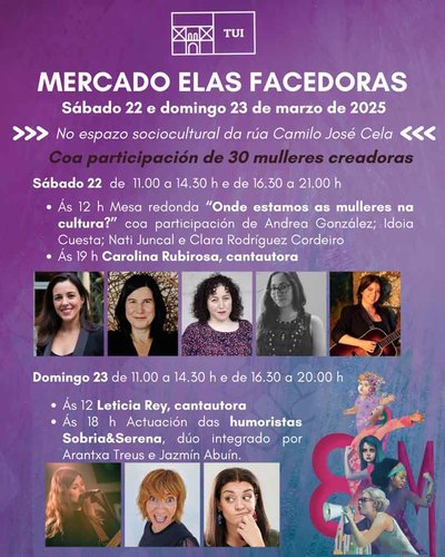 El Mercado -Elas Facedoras- rene a 30 mujeres creadoras este fin de semana en Tui