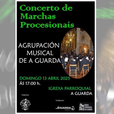 La Agrupacin Musical de A Guarda ofrece un concierto de marchas procesionales este Domingo de Ramos