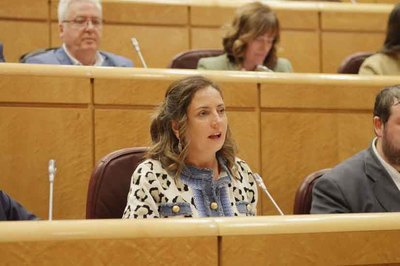 La alcaldesa de Tomio reclama en el Senado soluciones urgentes para la cobertura mvil en el rural