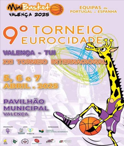 Ms de 500 jvenes atletas participan en el Torneo Internacional de Baloncesto de la Eurociudad en Valena