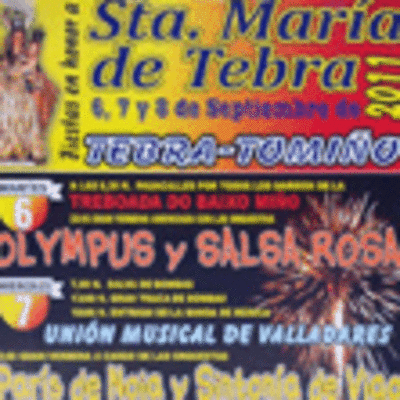 FESTAS NA HONRA DE SANTA MARA DE TEBRA-TOMIO 6-8 SEPTEMBRO 2011