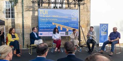 La Comisin Europea celebra en Tui el dinamismo transfronterizo en el 40 aniversario del ingreso de Espaa y Portugal
