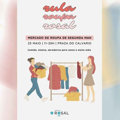 Vuelve Rula Roupa Rosal: moda sostenible, intercambio y consumo responsable en la Praza do Calvario