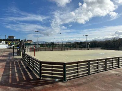 Salvaterra impulsa la modernizacin de las pistas deportivas de A Canuda con fondos provinciales