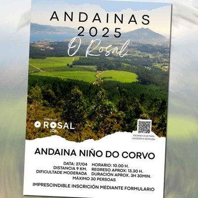 O Rosal organiza una ruta al Nio do Corvo entre miradores, leyendas y antiguas minas de oro