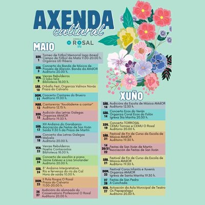 Primavera cultural en O Rosal: una agenda con 23 planes para todos los pblicos