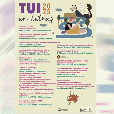 Tui pone en valor la cultura gallega con una programacin literaria para todas las edades