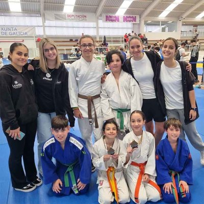 Cinco medallas para el Judo Club Trasno en el II Torneo Internacional Santa Trega