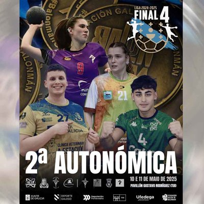 El balonmano gallego celebra su Final 4 en Tui con el Club Balonmn Tui como anfitrin