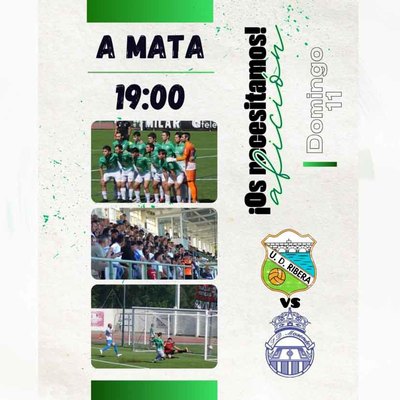 La U.D. Ribera se juega el ascenso y el ttulo este domingo en A Mata
