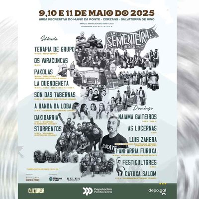 La Sementeira e Msica regresa a Salvaterra con conciertos, tradicin gallega y un plan de movilidad reforzado