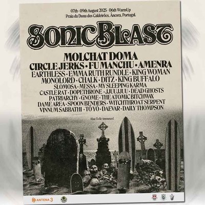 Caminha acoge el SonicBlast Fest 2025 con Molchat Doma, Circle Jerks, Fu Manchu y ms de 30 bandas
