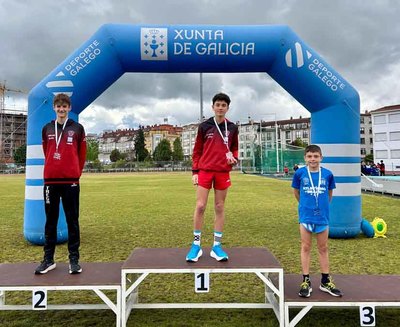  xito para los jvenes atletas de Tomio y A Guarda en el campeonato provincial XOGADE en Pontevedra