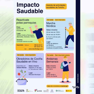  Marcha nrdica, cocina saludable y envejecimiento activo: Tomio redobla su apuesta por el bienestar