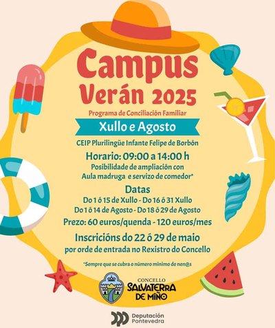Salvaterra lanza su Campus de Verano 2025 para facilitar la conciliacin familiar
