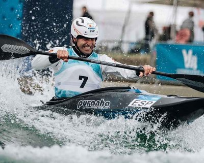 Cuarto Puesto para Manu Ochoa en el Campeonato Europeo de Kayak Cross Contrarreloj