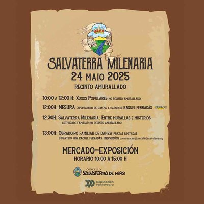 Salvaterra Milenaria: Un Fin de Semana de Mercado Medieval, Danza y Diversin en el Recinto Amurallado