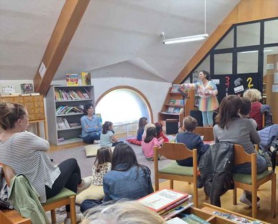 Este sbado, los nios y nias de A Guarda toman la palabra con un cuentacuentos en la biblioteca
