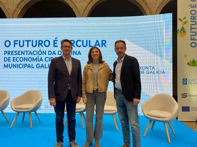scar Alonso representa a A Guarda en el lanzamiento de la Oficina de Economa Circular de la Xunta