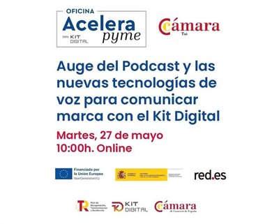 La Cmara de Comercio de Tui impulsa la digitalizacin con una jornada gratuita sobre podcasting y voz