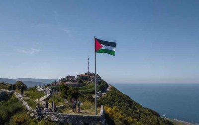 La Comunidad de Montes de A Guarda pide explicaciones al Concello por la retirada de una bandera palestina en el Facho