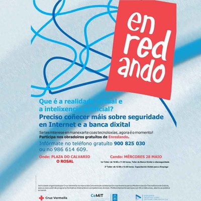 Tecnologa inclusiva: Cruz Roja y Amtega lanzan talleres digitales para mayores en 20 localidades gallegas