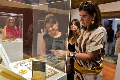 Valena acoge -daterra-, una muestra de arte con elementos naturales y esencia local