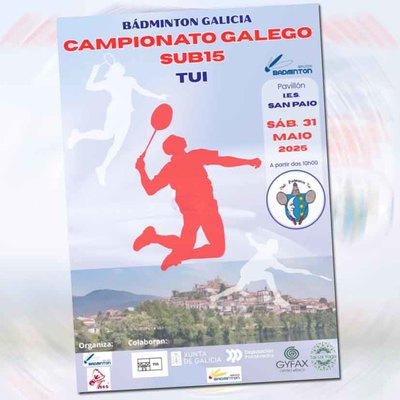El mejor bdminton gallego Sub-15 se da cita este sbado en Tui con presencia de futuros talentos nacionales